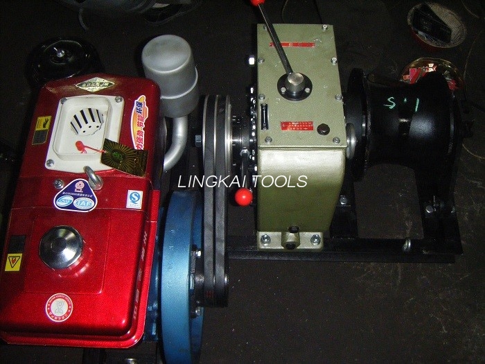 6.6hp 디젤 엔진 168kg ISO 증명서를 가진 4.41kw 고압선 끌어당기는 사람