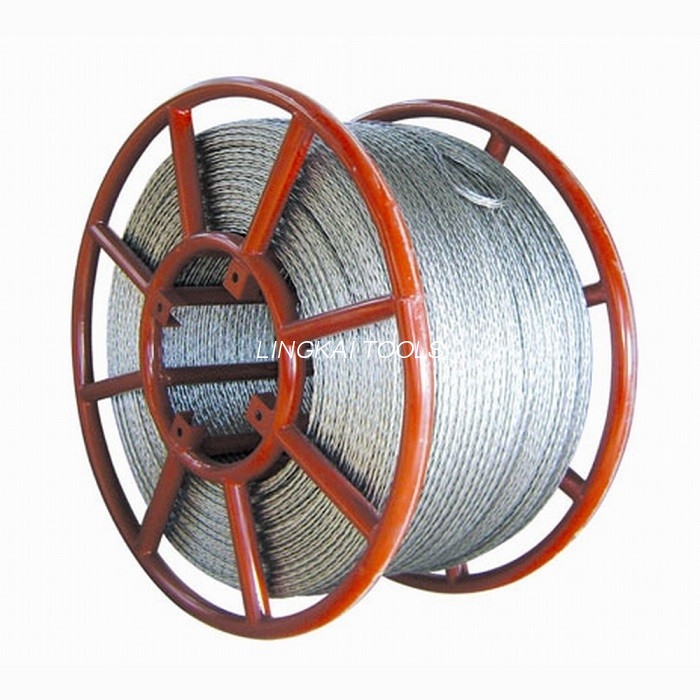 26mm 800 Kv 전송선을 묶기를 위한 반대로 뒤트는 땋는 철강선 밧줄