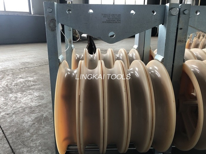 660 Mm 대직경 바퀴 단은 구획을 묶는 철사 지휘자 폴리를 묶었습니다